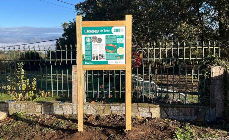  Novo panel Interpretativo sobre o Brazalete de Toén